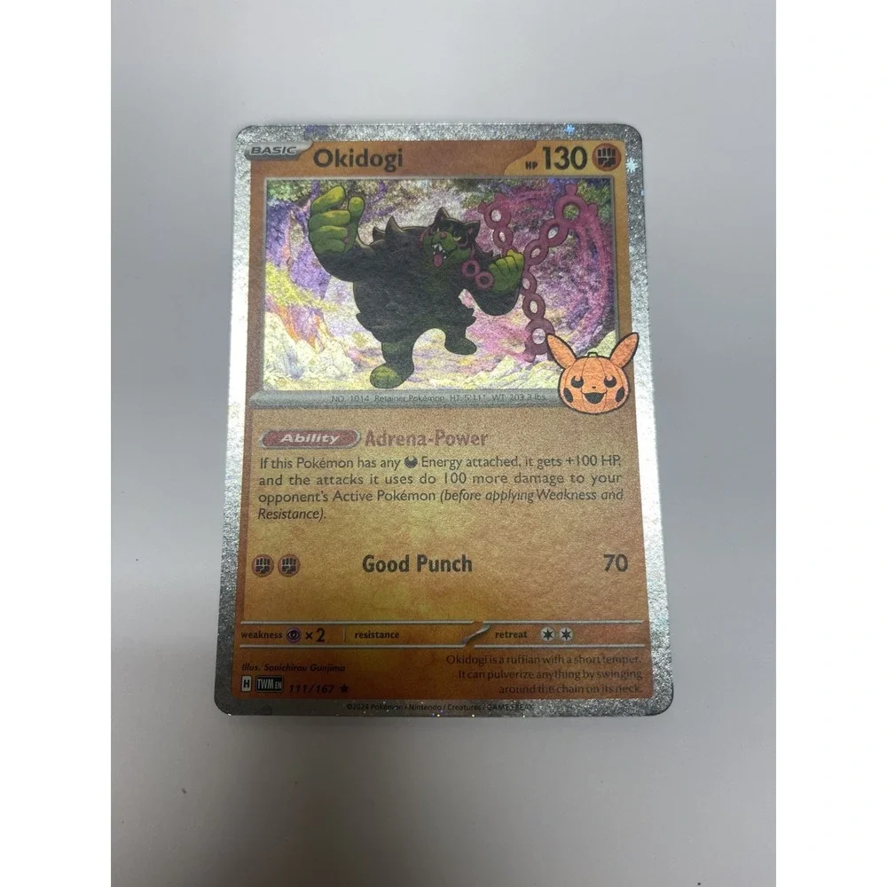 Fart Swirl 🌀 Okidogi 111/167 Cosmos  Holo Rare Pokemon Cards TCG 🌀✨️